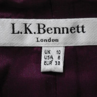 L.K. Bennett Dress in Bordeaux