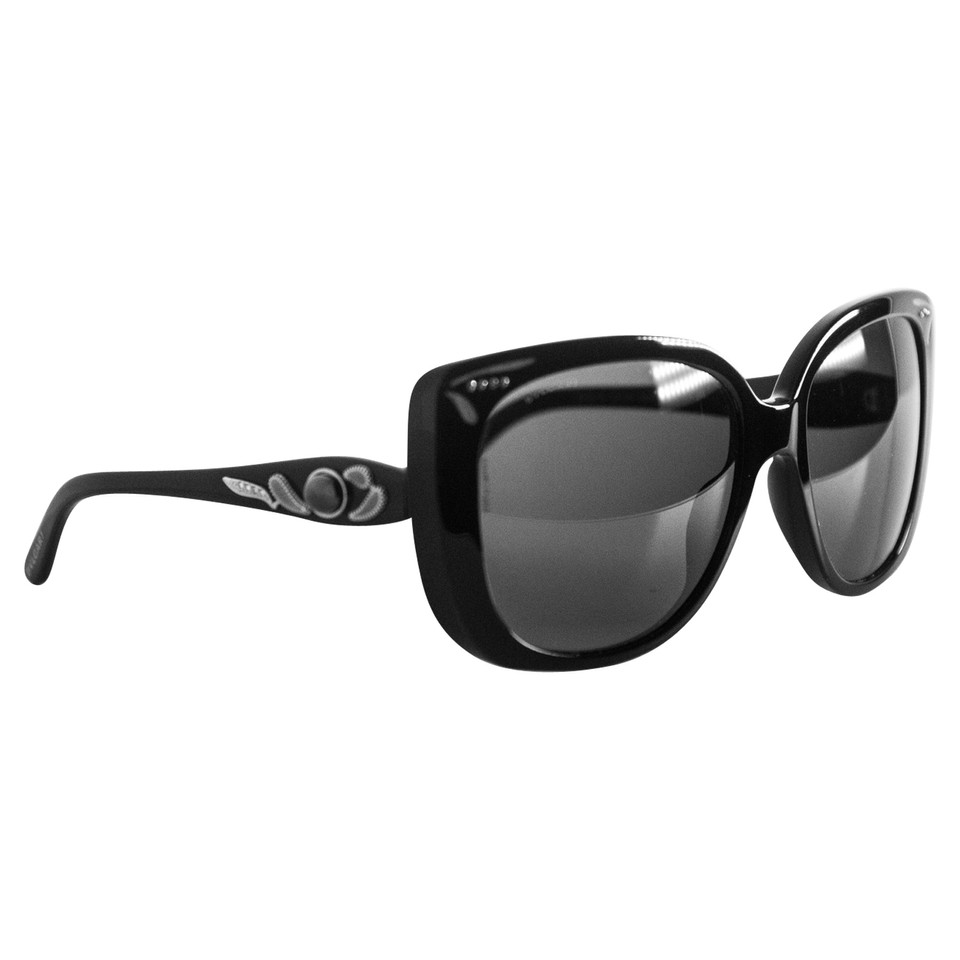 Bulgari Sonnenbrille in Schwarz