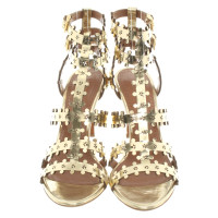 Alaïa Gouden sandalen