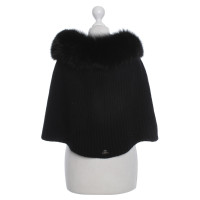 Other Designer Poncho with fur detail