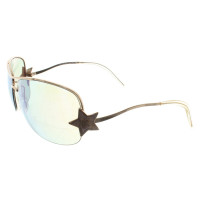 Roberto Cavalli Goldfarbene Sonnenbrille 