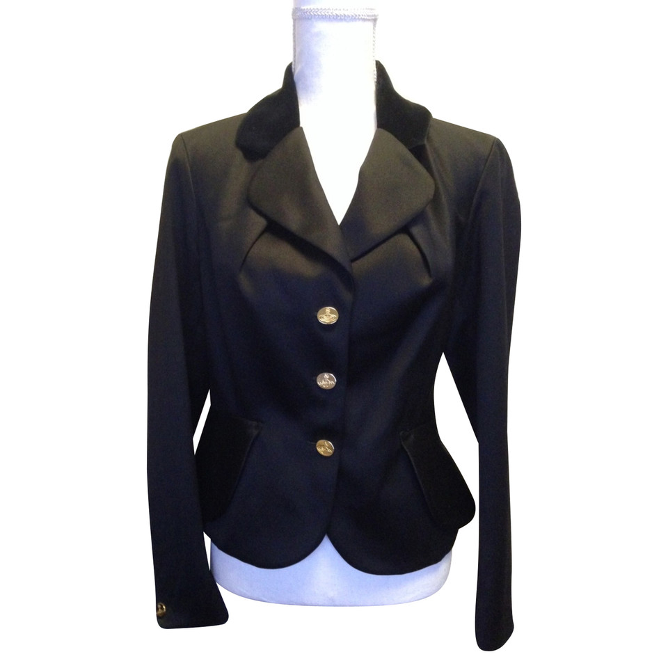 Vivienne Westwood Jacket/Coat Wool in Black