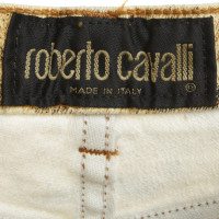 Roberto Cavalli Skinny-Jeans mit Animalprint