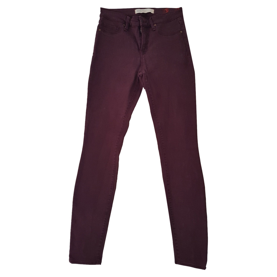 Marc By Marc Jacobs Paio di Pantaloni in Cotone in Bordeaux