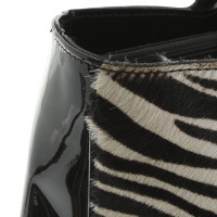Furla Handtasche mit Zebramuster