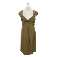 Temperley London Robe en Soie en Vert