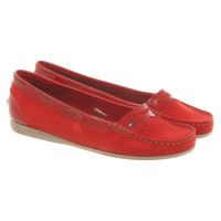 Tommy Hilfiger Slippers/Ballerinas Suede in Red
