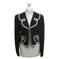 Moschino Cheap And Chic Black blazer with decorative border