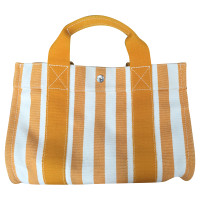 Hermès Cannes striped cotton PM handbag