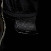 Longchamp Brown Black Baguette bag