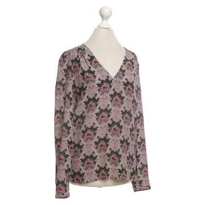 Comptoir Des Cotonniers Zijden blouse met een bloemmotief