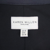 Karen Millen Geblümtes Kleid in Schwarz