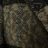 Etro Wollmantel mit grünem Muster