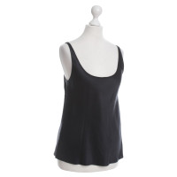 Donna Karan Zijden top in zwart