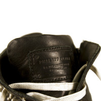 Philipp Plein Sneakers alte in pelle con borchie
