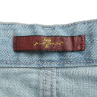 7 For All Mankind Kurze Jeans im Used-Look
