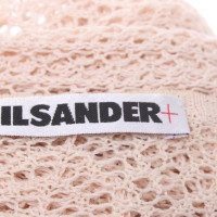 Jil Sander Crocheted sweater in nude