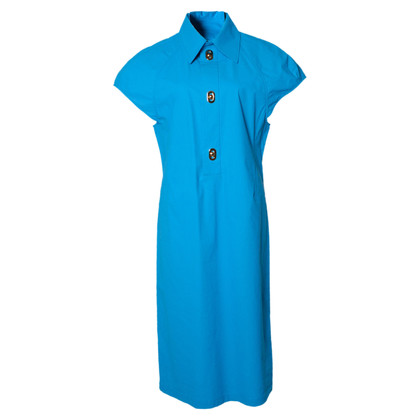 Bottega Veneta Kleid aus Baumwolle in Blau