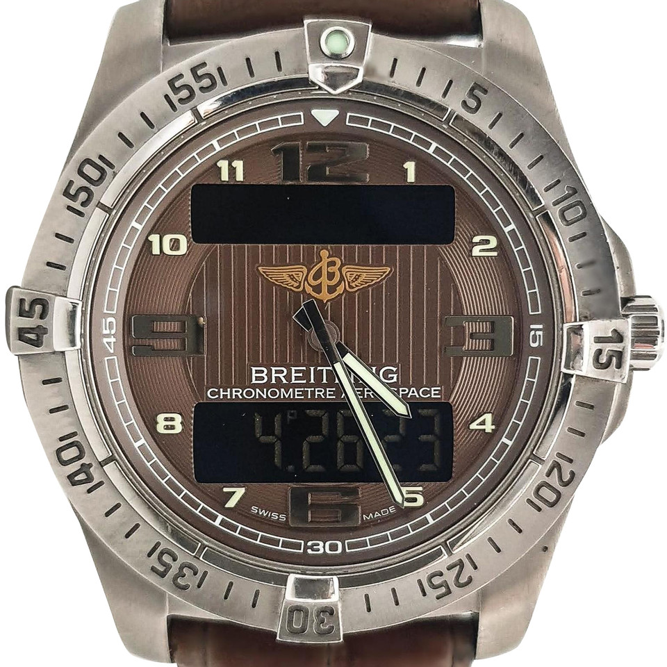 Breitling Horloge Leer in Bruin