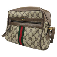 Gucci Borsa a tracolla in Tela in Marrone