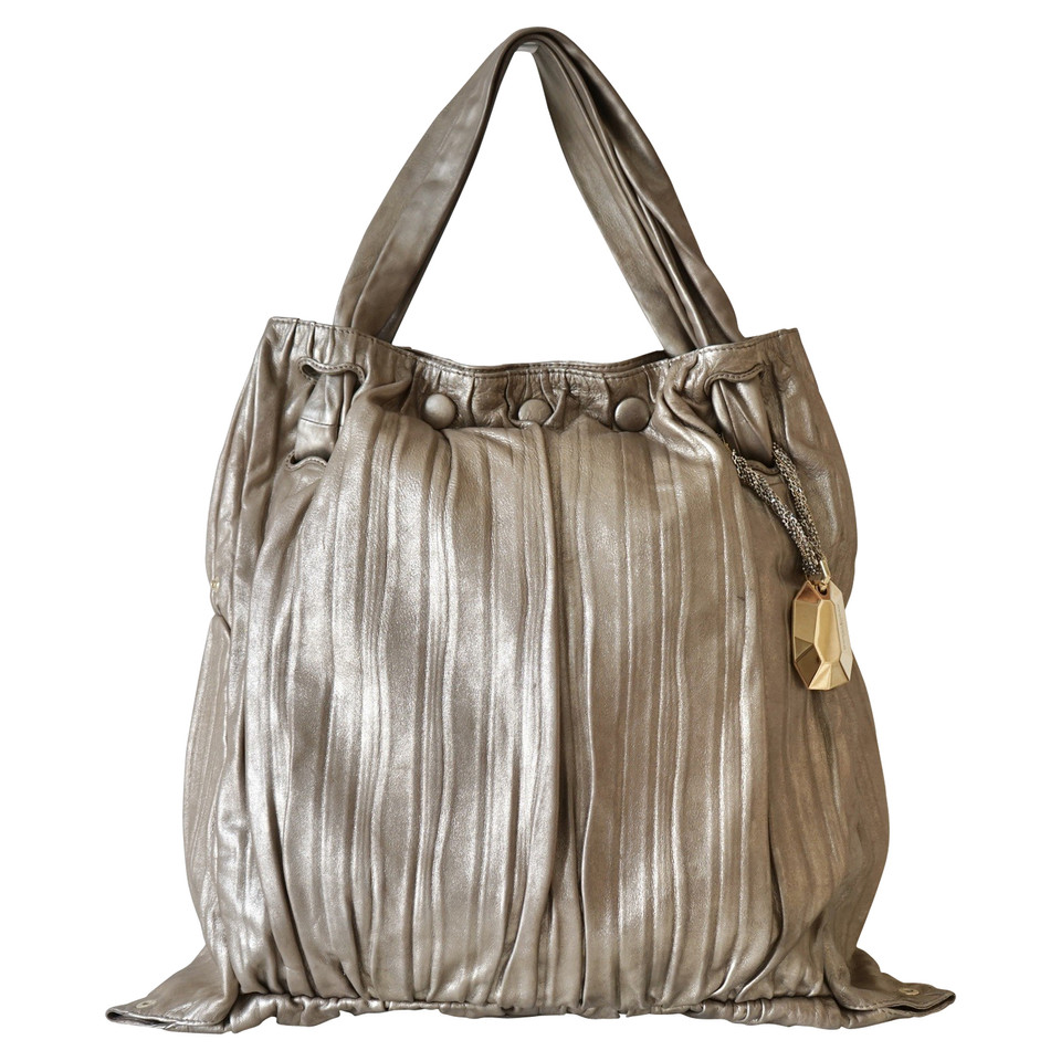 Donna Karan Handbag Leather in Gold