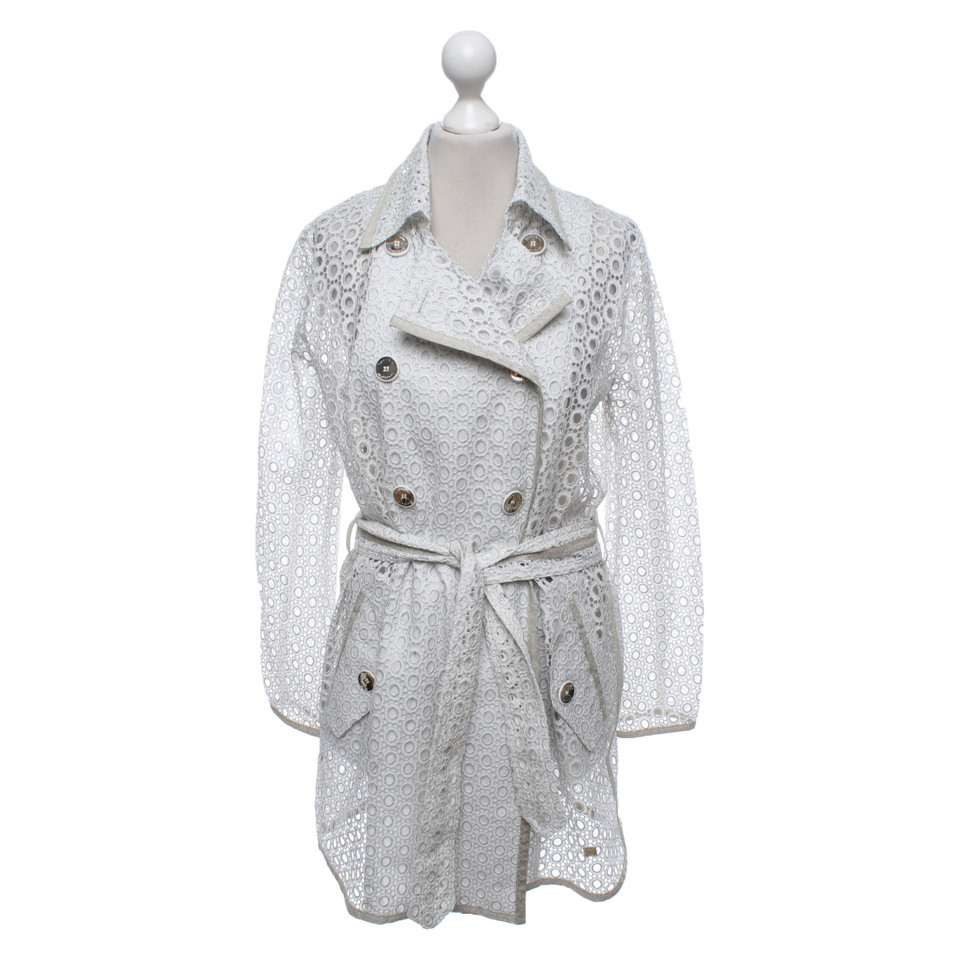 Sportalm Jacke/Mantel aus Baumwolle in Weiß