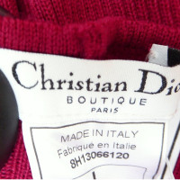 Christian Dior Jurk met gebreide poncho