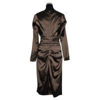 Talbot Runhof Silk dress with draping