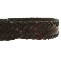 Aigner Braided leather belt