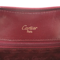 Cartier Rucksack aus Leder in Bordeaux