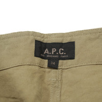 A.P.C. Paire de Pantalon en Kaki
