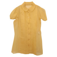 Escada Gele zijden blouse