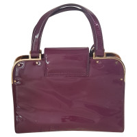 Yves Saint Laurent Handbag Patent leather in Violet
