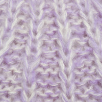 Ganni Oberteil aus Wolle in Violett