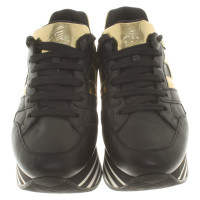 Hogan Platform sneakers in zwart