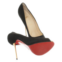 Christian Louboutin Peeptoes in zwart