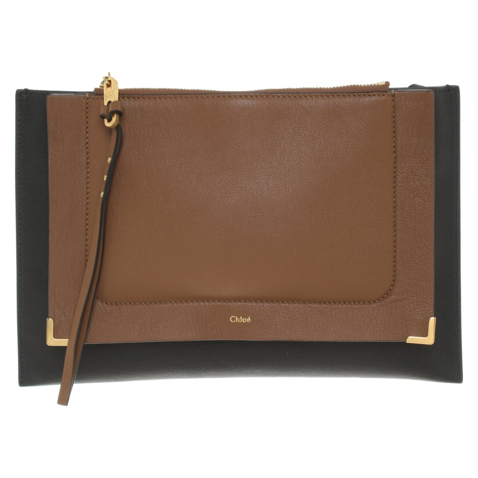 Chloé Shoulder bag in black / brown