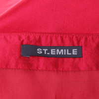 St. Emile Silk skirt in red