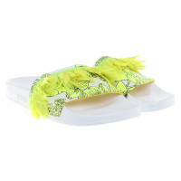 Msgm Sandals with feathers