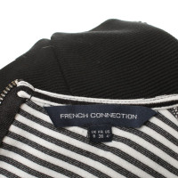 French Connection Dress in black and white