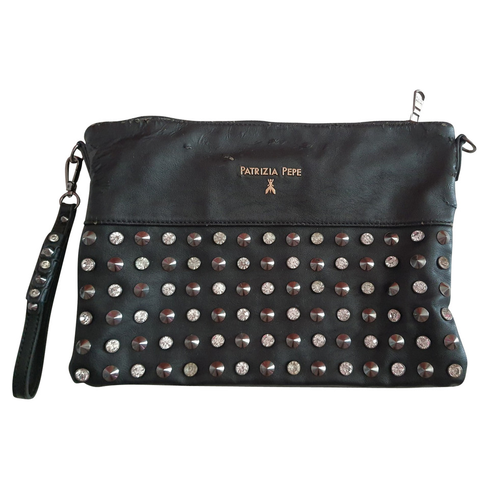 Patrizia Pepe Clutch Bag in Black