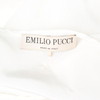 Emilio Pucci Top en Soie en Blanc