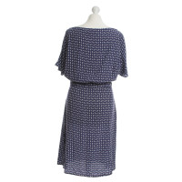 Kilian Kerner Blue dress with a white pattern 