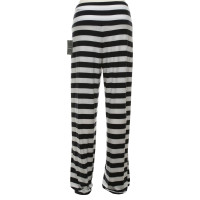 Norma Kamali trousers in black and white