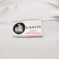 Lanvin Top in seta grigio-beige