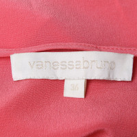 Vanessa Bruno Top in seta in corallo