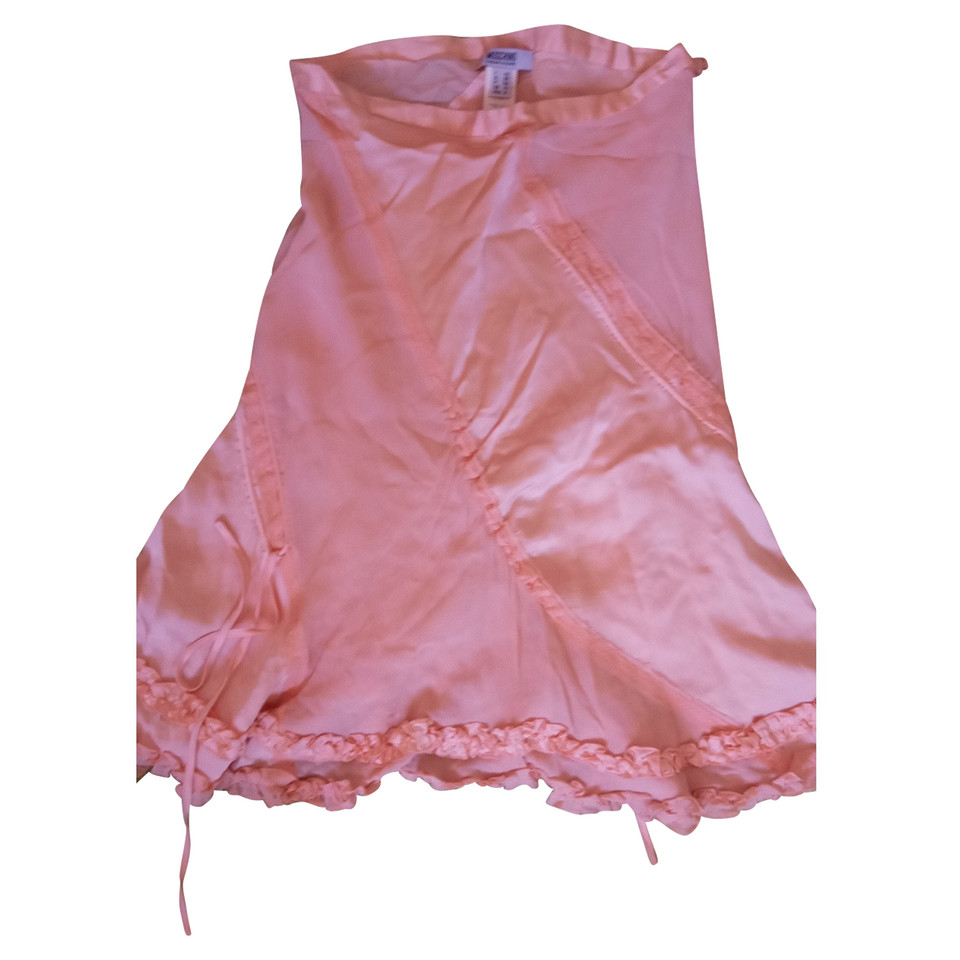 Moschino Cheap And Chic Jupe en Soie en Rose/pink