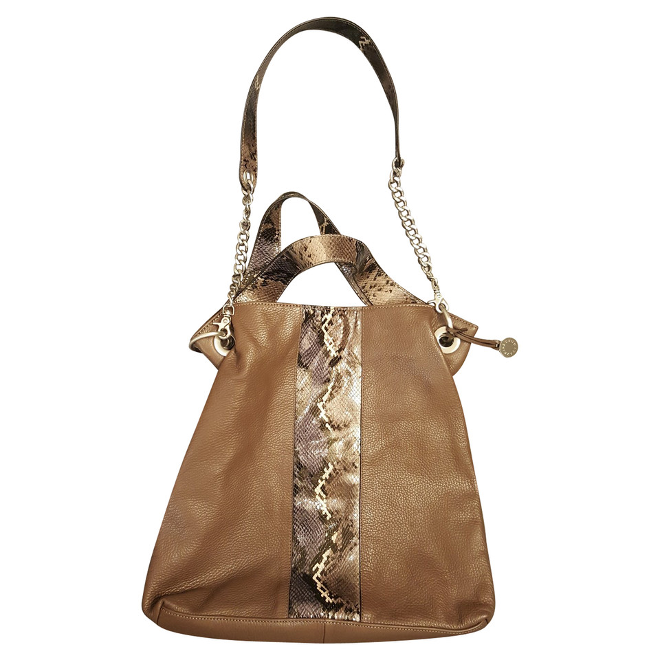 Bcbg Max Azria Ledertasche mit Animalprint