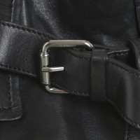 Jil Sander Ledertasche in Schwarz