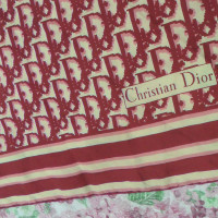 Christian Dior Seidentuch mit Logo-Muster
